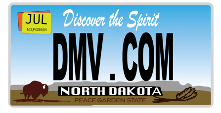 dakota north dmv nd plate license read