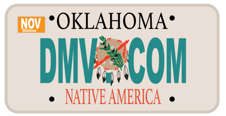 Oklahoma license plate